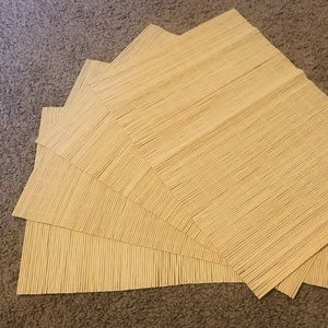 Real bamboo placemats